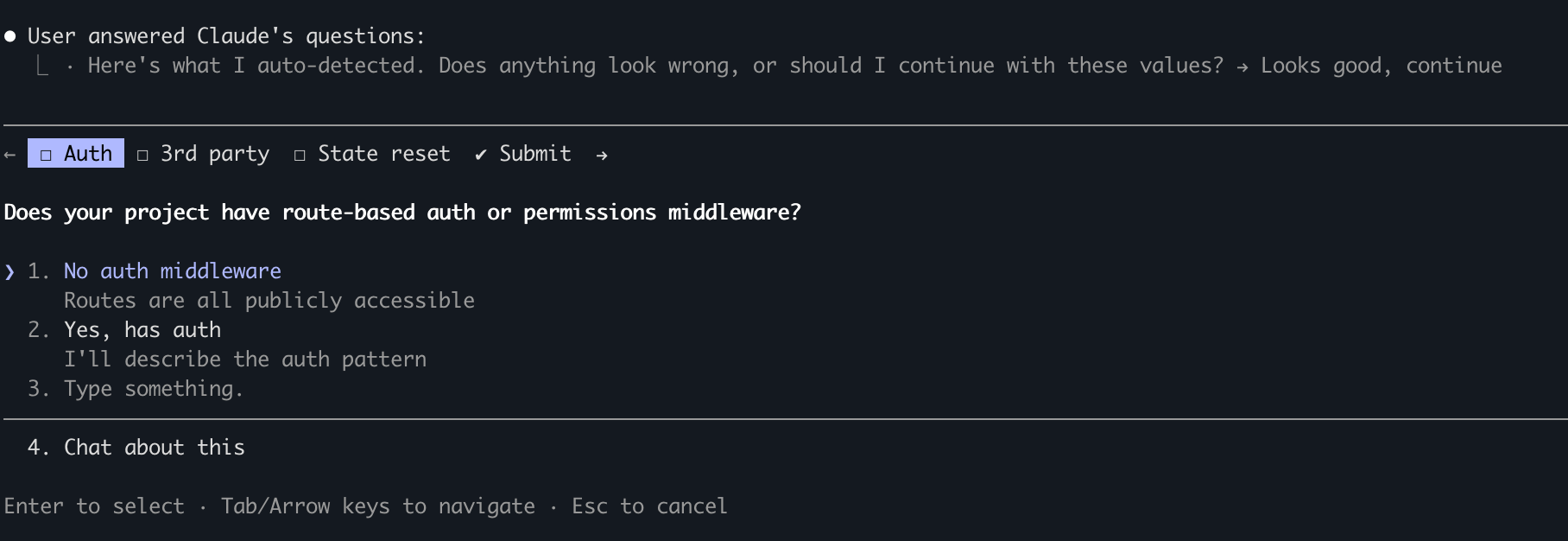 TWD Setup - Second questions